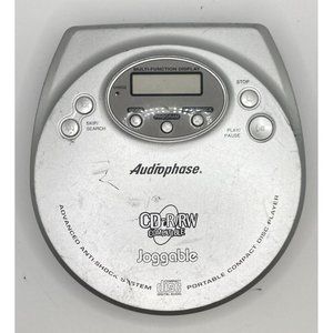 Audiophase Cd-400J Cd Player And Headphones For Parts